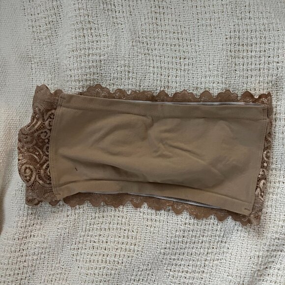 Free People Tan Lace Bandeau Bra - Picture 4 of 5